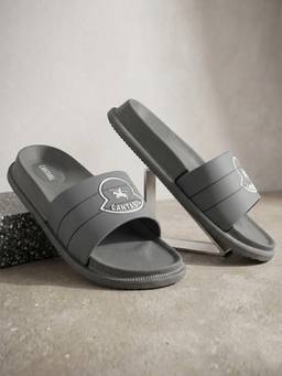 Cantabil - Men Grey Casual Sliders