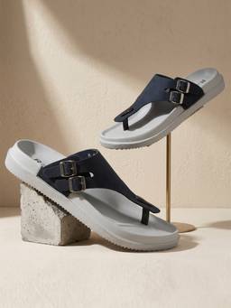 Cantabil - Men Navy Blue Casual Sandals