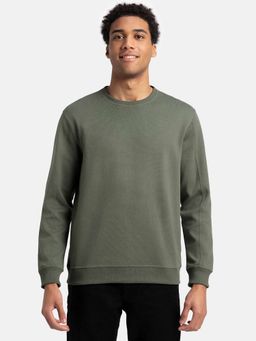 Jockey - Am48 Men's Super Combed Cotton Rich Pique Sweatshirt - Thyme
