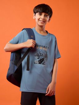 Technosport - Boys Printed Sports T-shirt with TECHNOCOOL+ for Active Outdoor