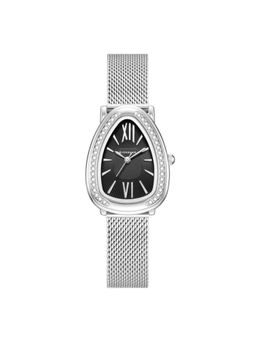 Giordano - Women Elegant Textured Teardrop Black Dial Analog Watch - GZ-60123 (M)