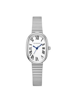 Giordano - Women Luxury Roman Numerals Oval Silver Dial Analog Watch - GZ-60125 (M)