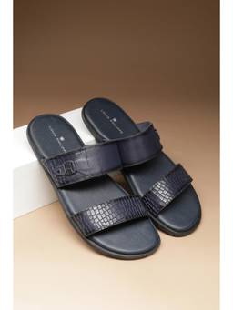 Louis Philippe - Men Navy Textured Sandals