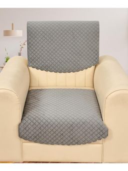 BAJO'S - Grey 1 Seater Sofa Cover