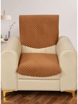 BAJO'S - Brown 1 Seater Sofa Cover