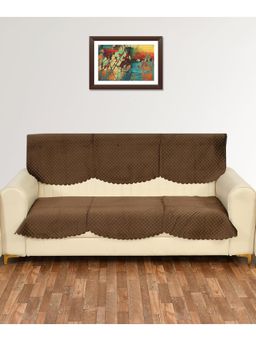 BAJO'S - Brown 3 Seater Sofa Cover