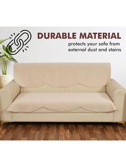 BAJO'S - Beige 3 Seater Sofa Cover