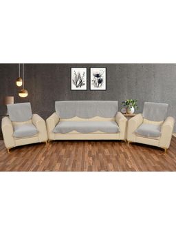 BAJO'S - Grey 5 Seater Sofa Cover