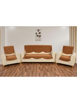 BAJO'S - Brown 5 Seater Sofa Cover