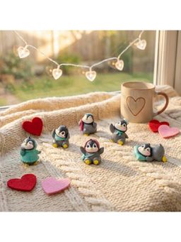 eCraftIndia - Cute Penguin Miniature Showpiece (Pack Of 6)