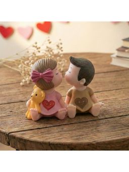 eCraftIndia - Romantic Kissing Couple Statue Showpiece
