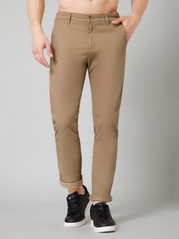 Cantabil - Khaki Solid Trouser