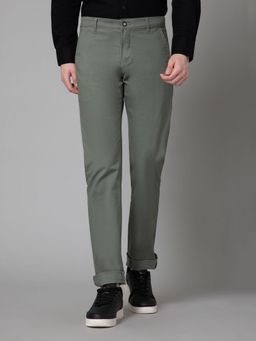Cantabil - Olive Solid Trouser