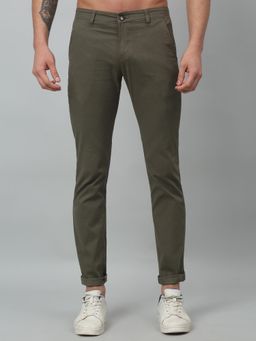 Cantabil - Olive Solid Trouser