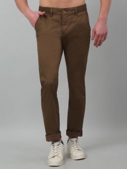 Cantabil - Brown Solid Trouser