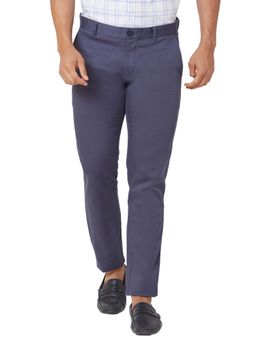 Parx - Blue Solid Trouser