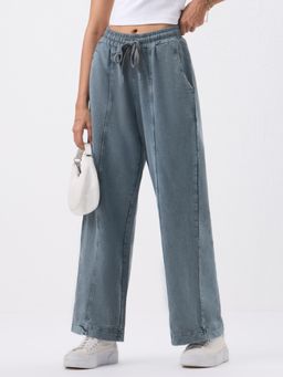 The Souled Store - Solids Slate Grey Women Pant