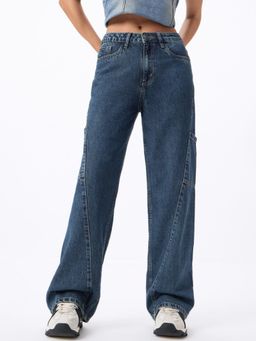 The Souled Store - Straight Fit Denim Scarlet Women Straight Fit Jeans