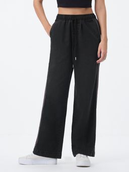 The Souled Store - Pull On Denim Greyscale Women Straight Fit Jeans