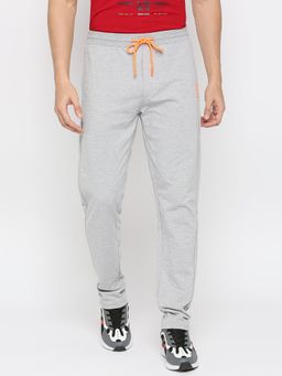 Spykar - Men Cotton Blend Greymelange Joggers