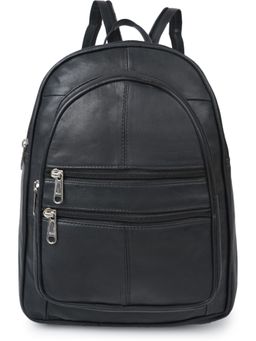 Cimoni - Unisex Solid Black Backpack