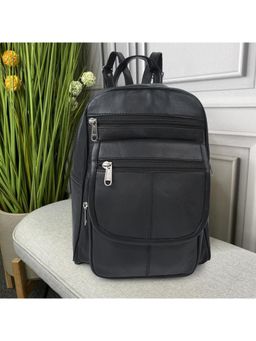 Cimoni - Unisex Solid Black Backpack