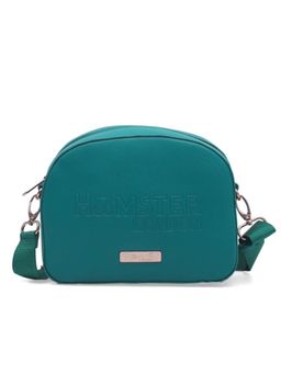 Hamster London - Women Melissa Luna Solid Teal Sling Bag (M)