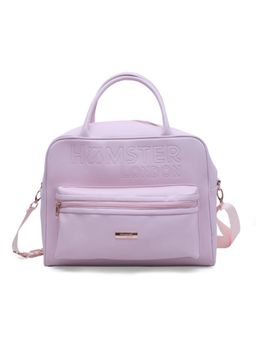 Hamster London - Women Melissa Solid Pink Handbag (M)