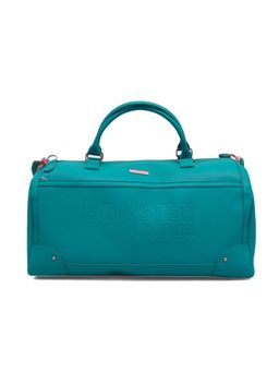Hamster London - Women Melissa Travel Solid Blue Duffle Bag (M)