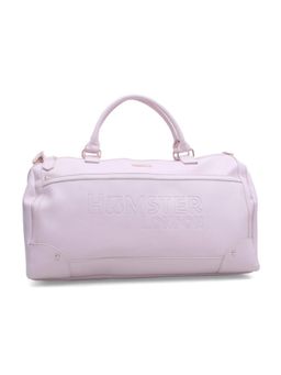 Hamster London - Women Melissa Travel Solid Pink Duffle Bag (M)