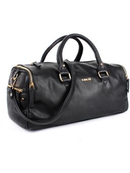 Cimoni - Men Classy Design Solid Black Duffle Bag