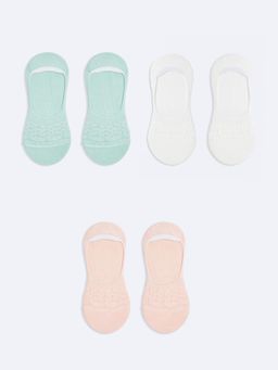 max - Women Patterned No Show Socks - (Pack Of 3)