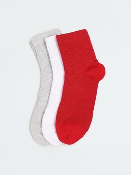 max - Women Assorted Ankle-Length Socks - (Pack Of 3)