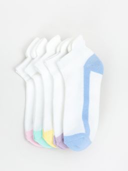 max - Women Colourblock Secret Length Socks -(Pack Of 5)