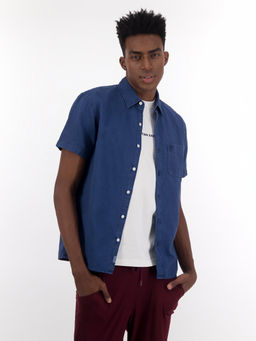 American Eagle - Blue Solid Casual Shirt