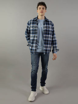 American Eagle - Men Multi-Colored Super Soft Flannel Shirt