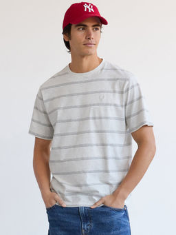 American Eagle - Men's Grey Legend Striped T-Shirt