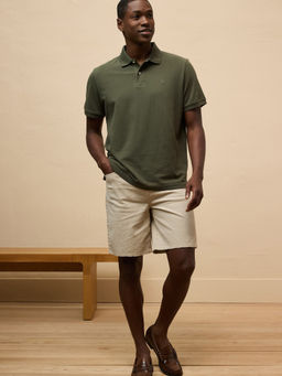 American Eagle - Men Olive Legend Pique Polo Shirt
