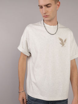 American Eagle - White Ae Logo Solid T-Shirt