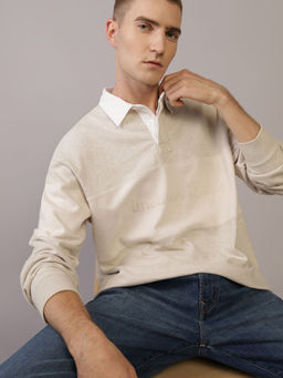 American Eagle - Men Long-Sleeve Rugby Polo T-shirt