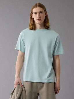 American Eagle - Blue Printed Regular Fit T-Shirt