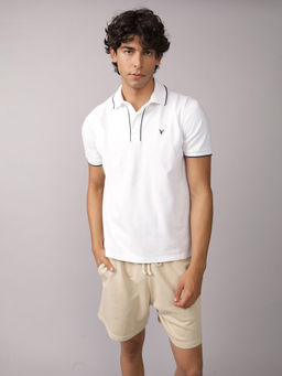 American Eagle - Men White Polo Shirts