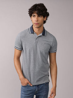American Eagle - Men Blue Polo Shirts