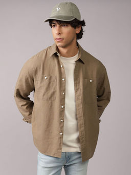 American Eagle - Men Olive Shirt