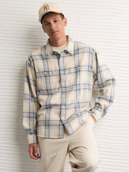 American Eagle - Men Cream Shirt
