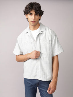 American Eagle - Men Grey Shirt