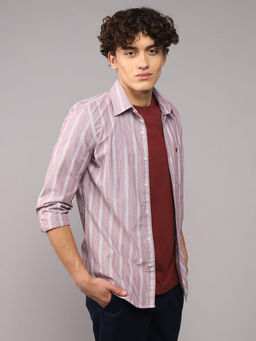 American Eagle - Men Pink Sand Everyday Slim Fit Casual Shirt