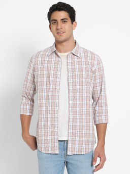 American Eagle - Men Beige Ae Regular Fit Everyday Shirt