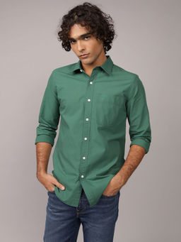 American Eagle - Men Green Ae Everyday Regular Fit Shirt
