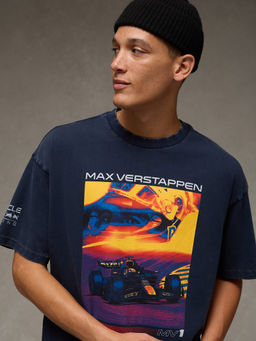 American Eagle - Men Graphic T-Shirt -Navy Blue